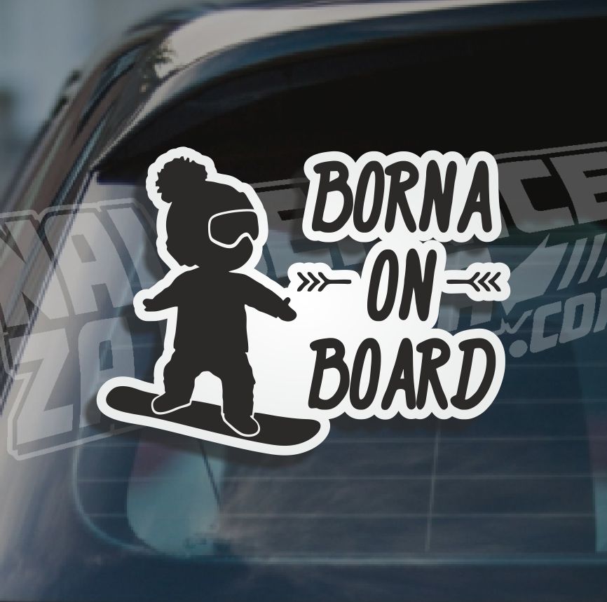 Naljepnica Beba U Autu Surf3P