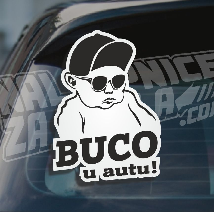 Naljepnica Beba U Autu Bucop