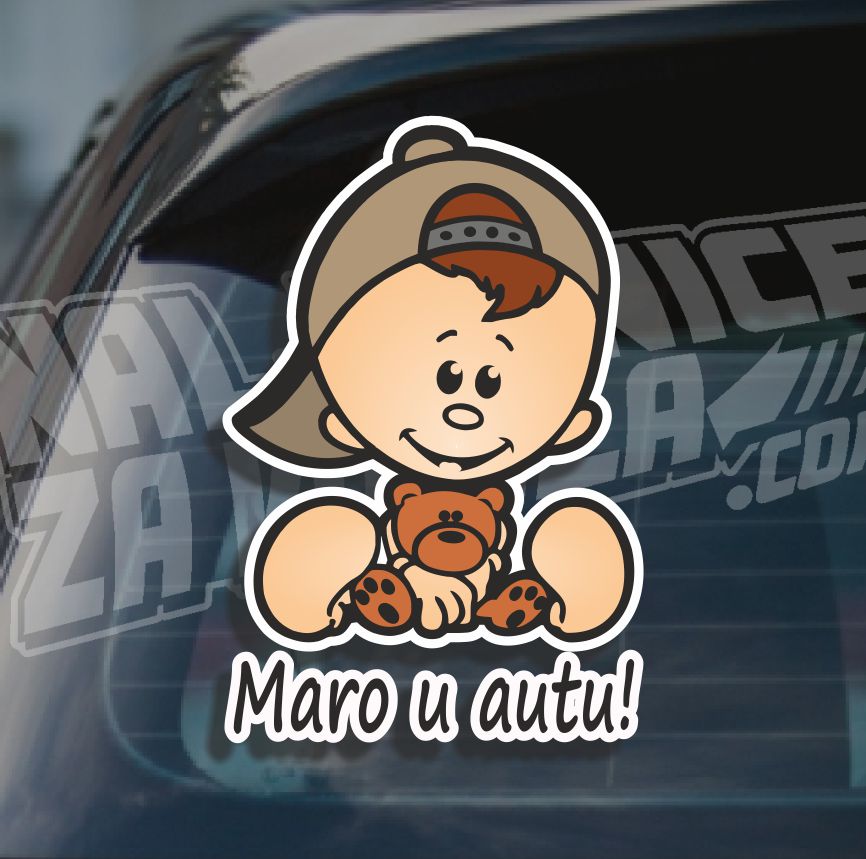 Naljepnica Beba U Autu D1P3