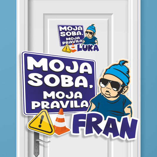 Naljepnica Moja Soba D
