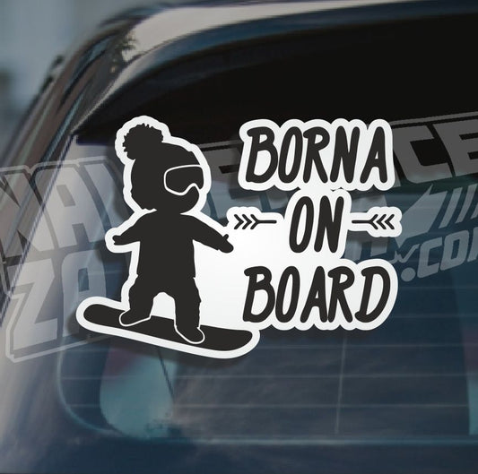 Naljepnica Beba U Autu Surf3P