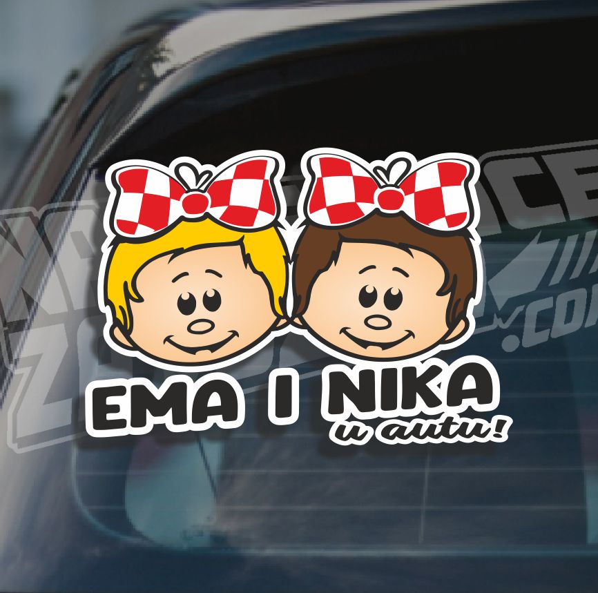 Naljepnica Beba U Autu Scrop2