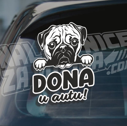Naljepnica Ljubimac U Autu H8