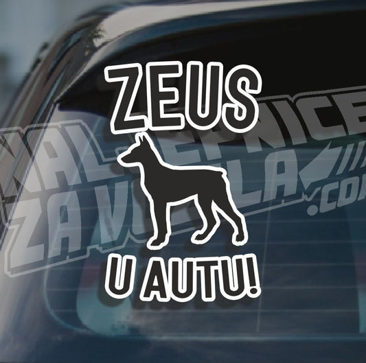 Naljepnica Ljubimac U Autu H76