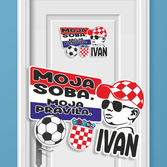 Naljepnica Moja Soba Hr