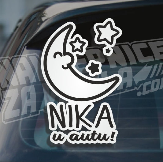 Naljepnica Beba U Autu Moonp